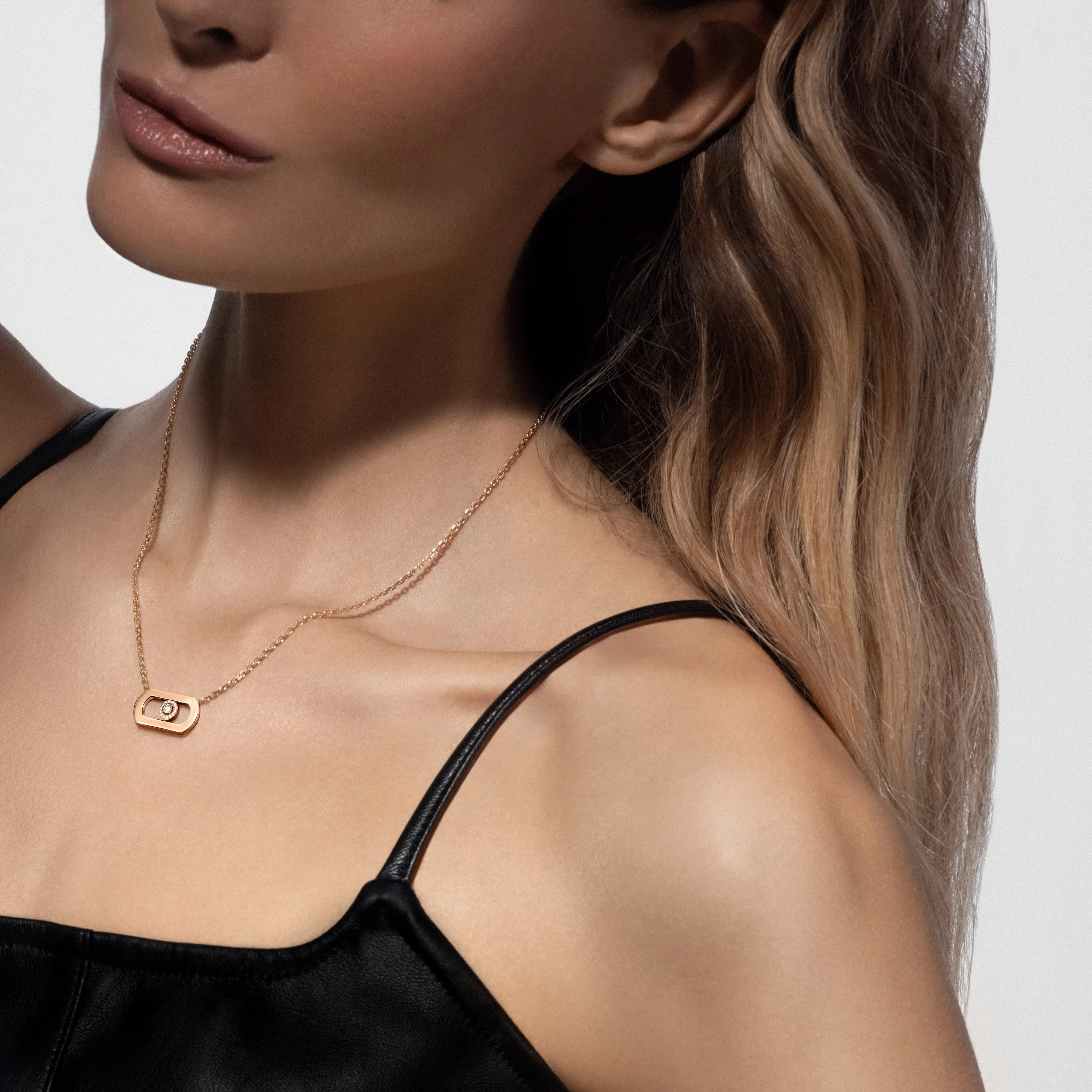 0.12ctw Yellow Gold Diamond Necklace