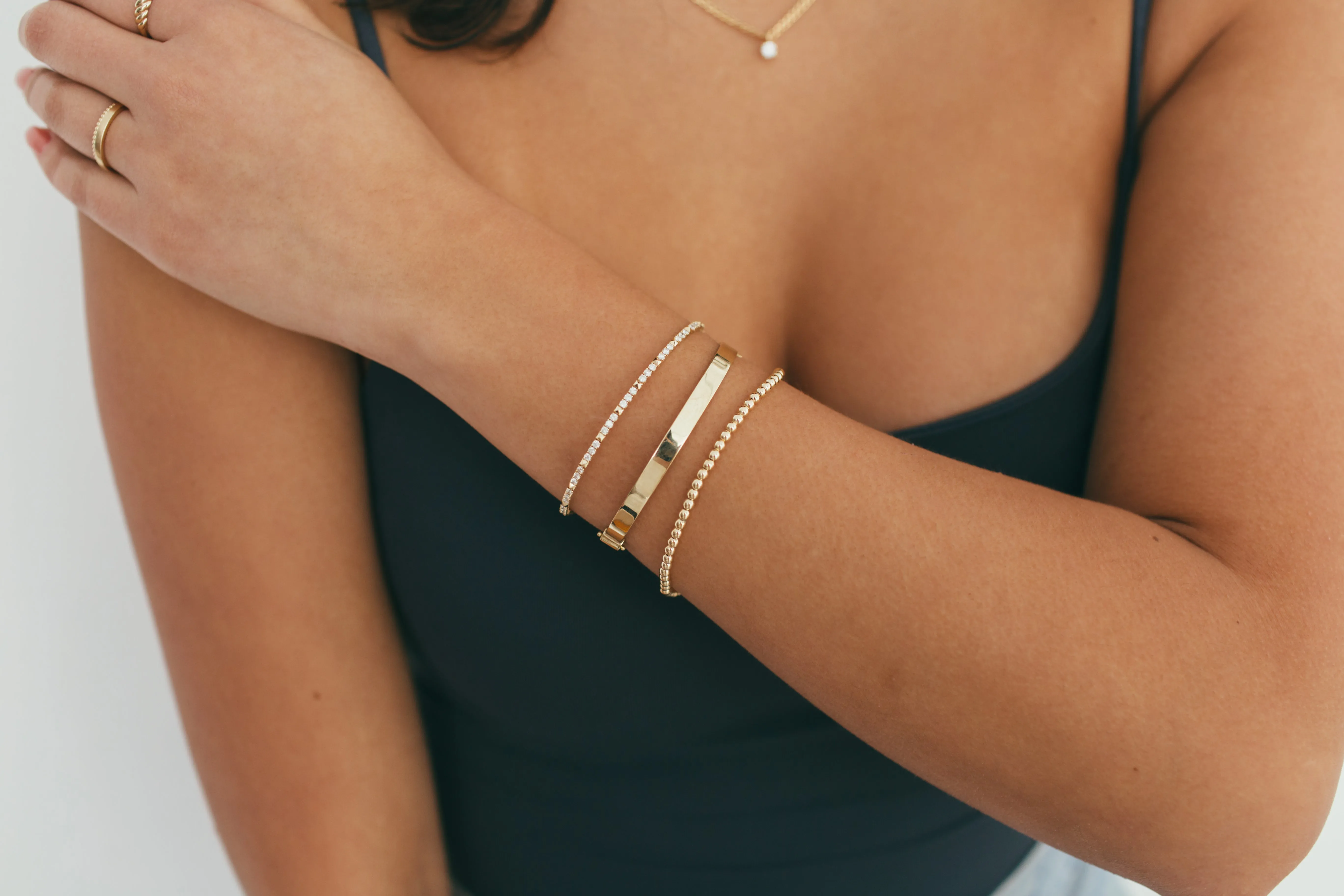 10K Gold Everything Bangle