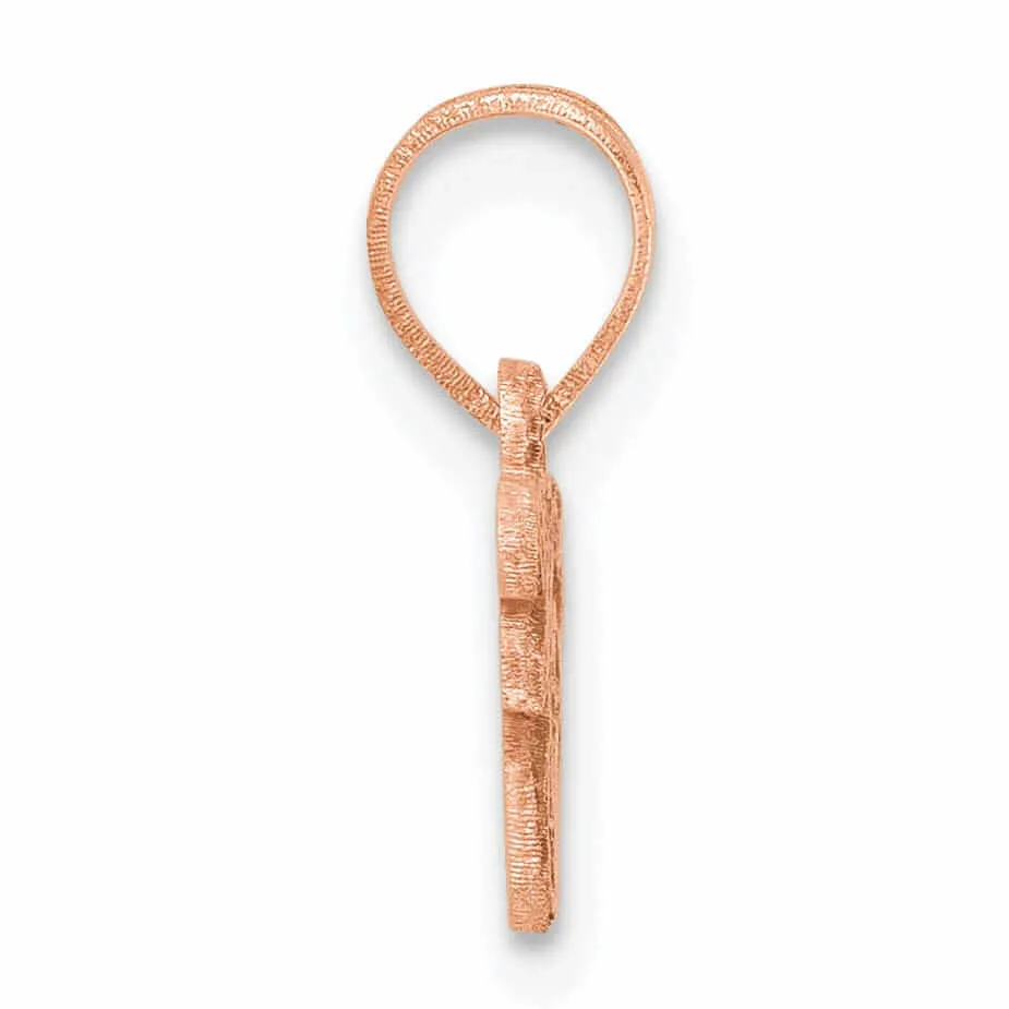 14K Polished Rose Gold 2023 GRAD Charm - Unisex