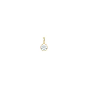 14ky Diamond Solitaire Pendant | 0.25ct