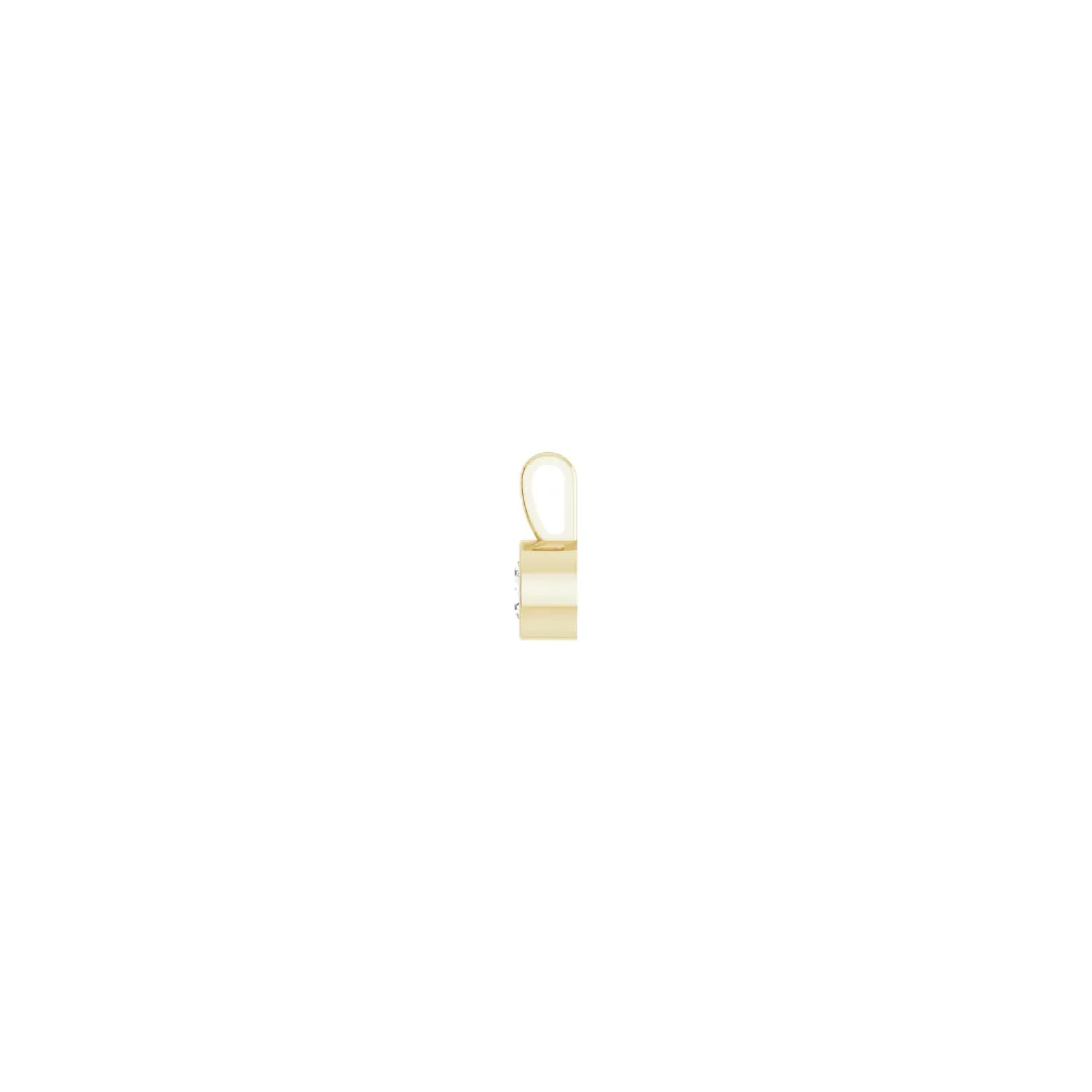 14ky Diamond Solitaire Pendant | 0.25ct