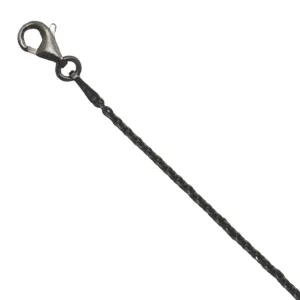 30" Ruthenium Round Cable Chain