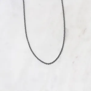 30" Two Tone Chain - 1.7mm Heavy Cable