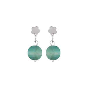 Aarikka Lemmikki Earrings, aqua green