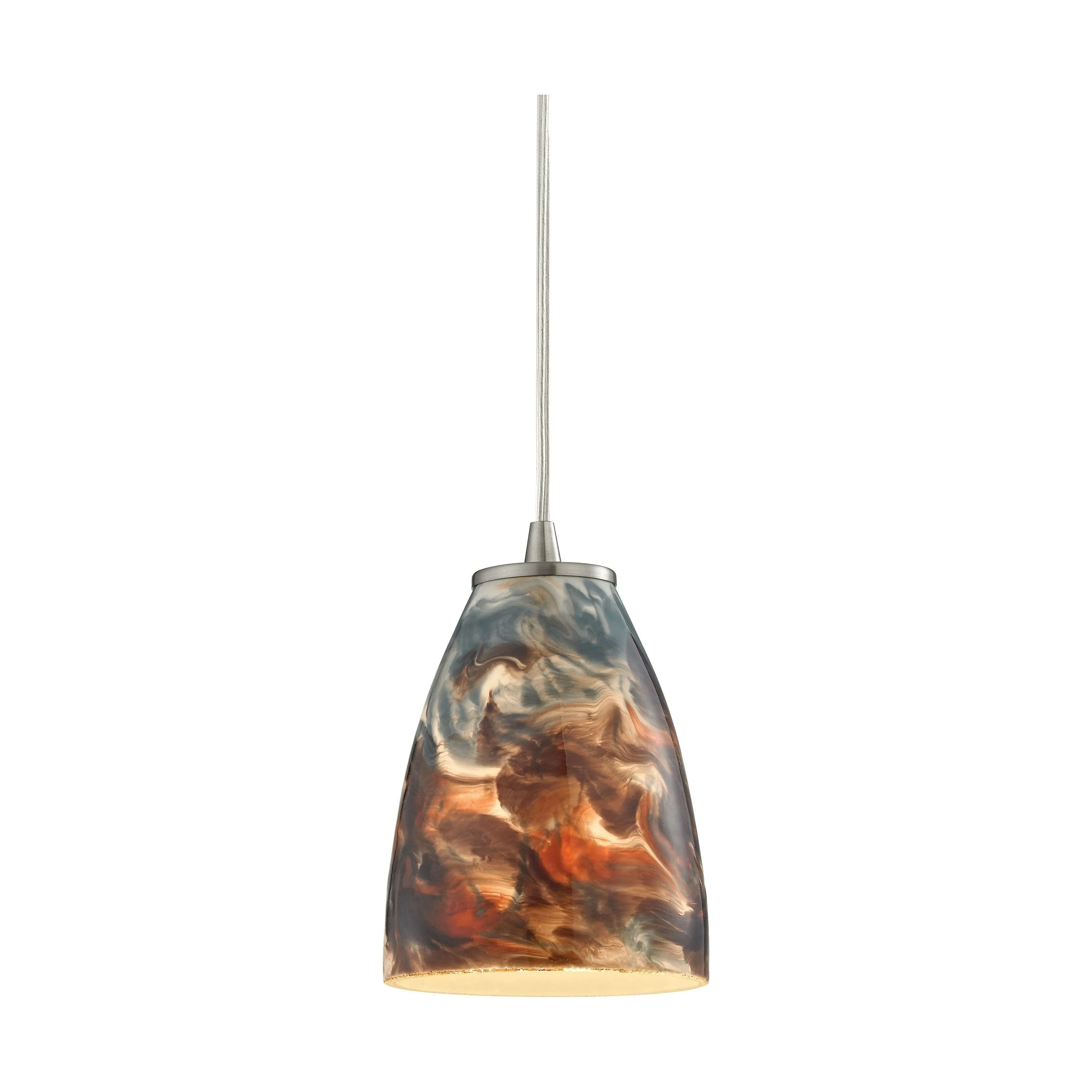 Abstractions 5" Wide 1-Light Pendant