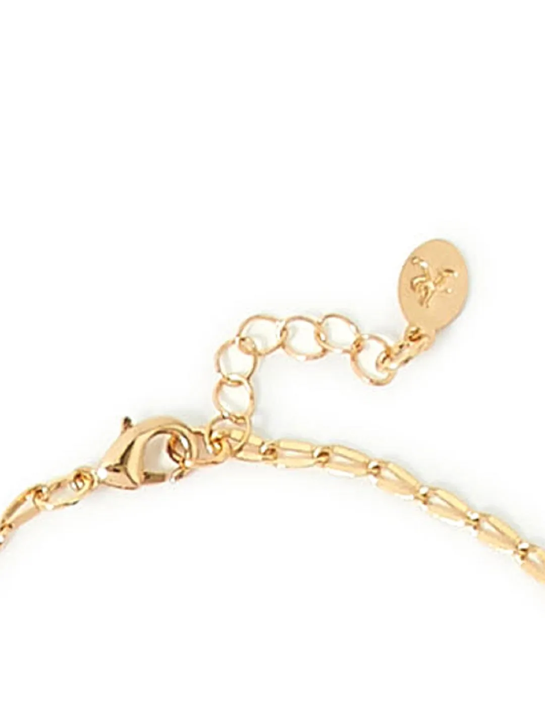 Accessorize London Women's Set Of 3 Heart Layered Chain Anklets