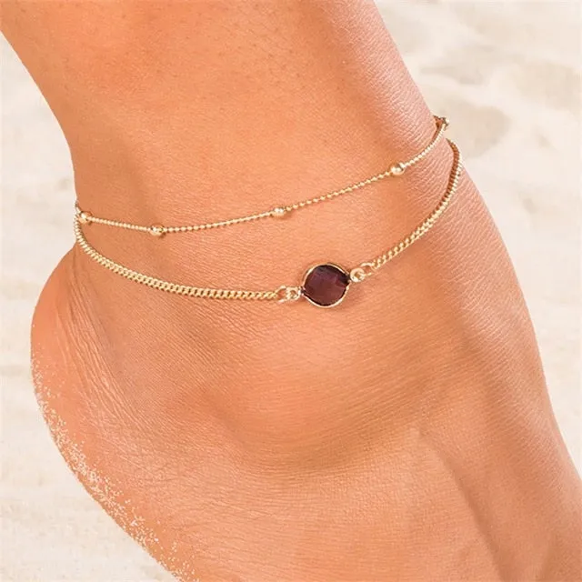 Ankle Chain Pineapple Pendant Anklet