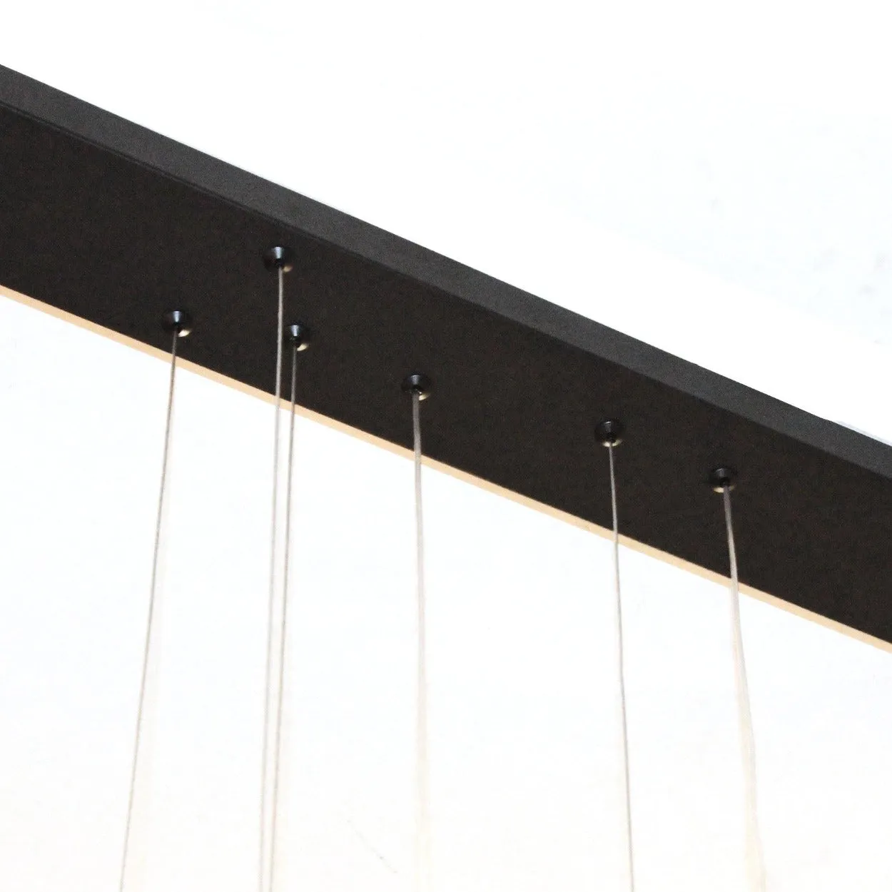 ANKUR GEOM DOUBLE LINEAR AND ROUND LED PENDANT LIGHT