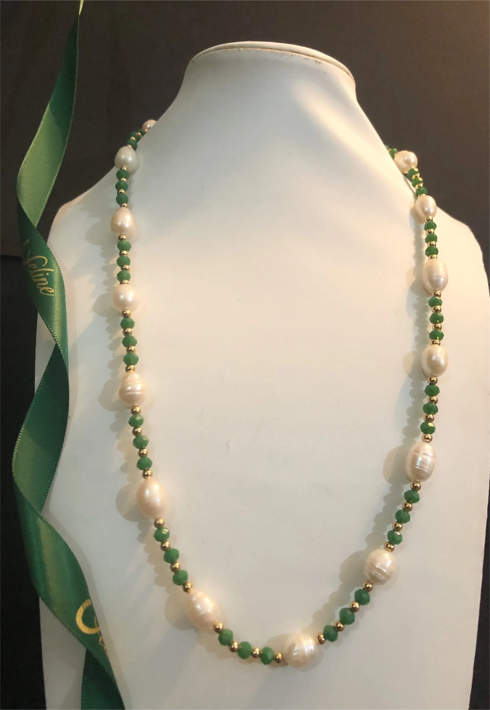 Annie Pearl   Jade Necklace