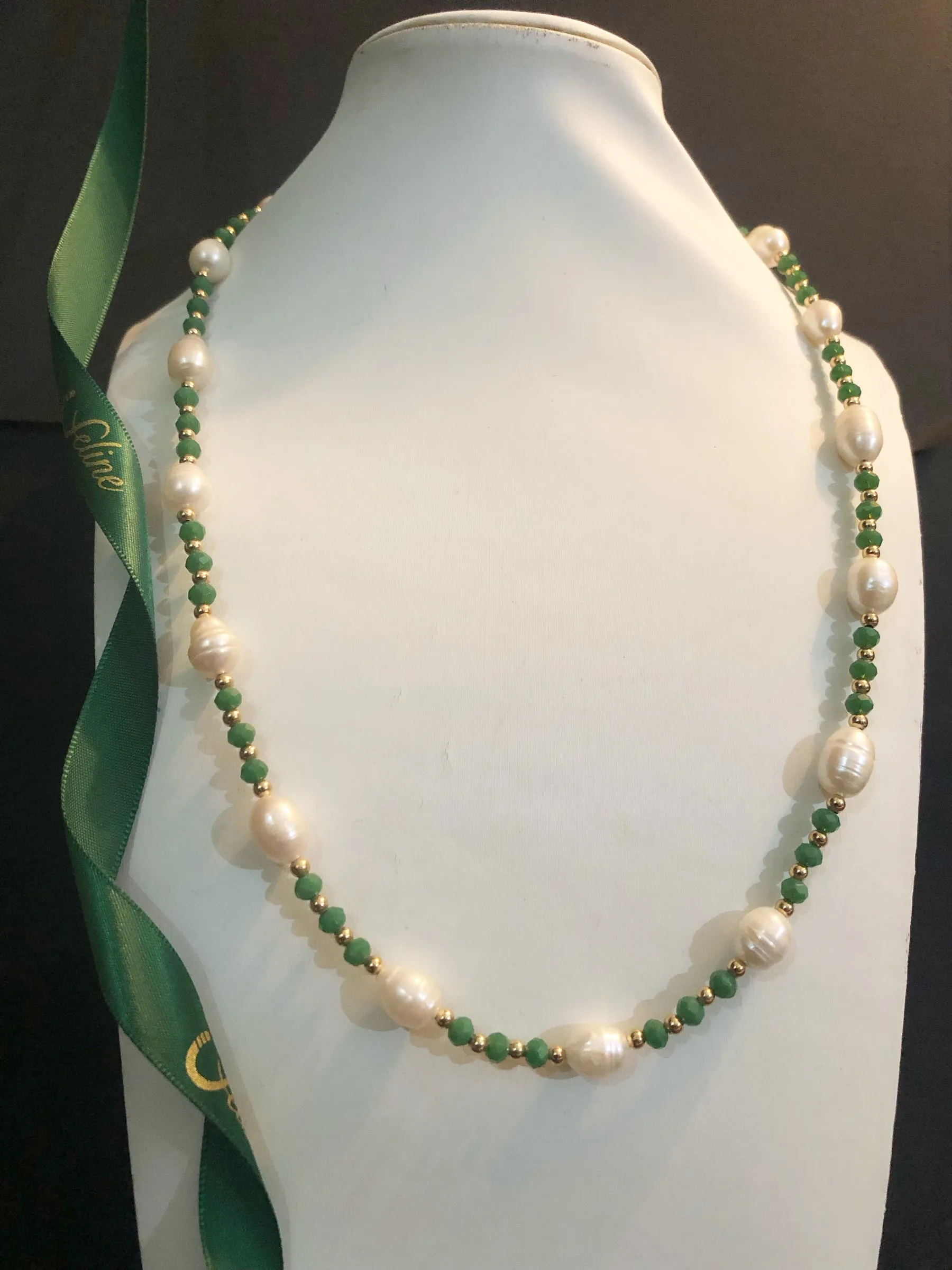 Annie Pearl   Jade Necklace