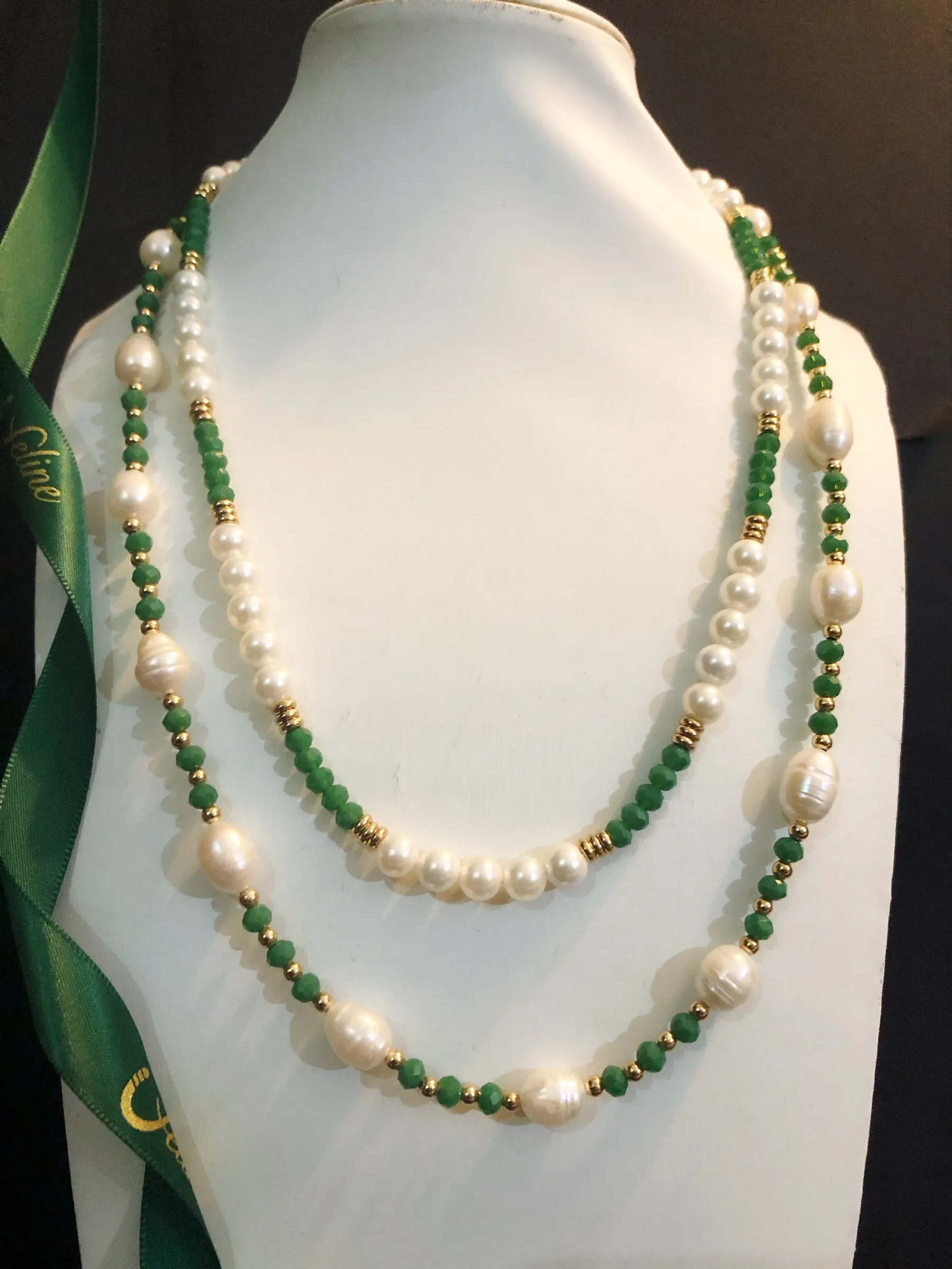 Annie Pearl   Jade Necklace