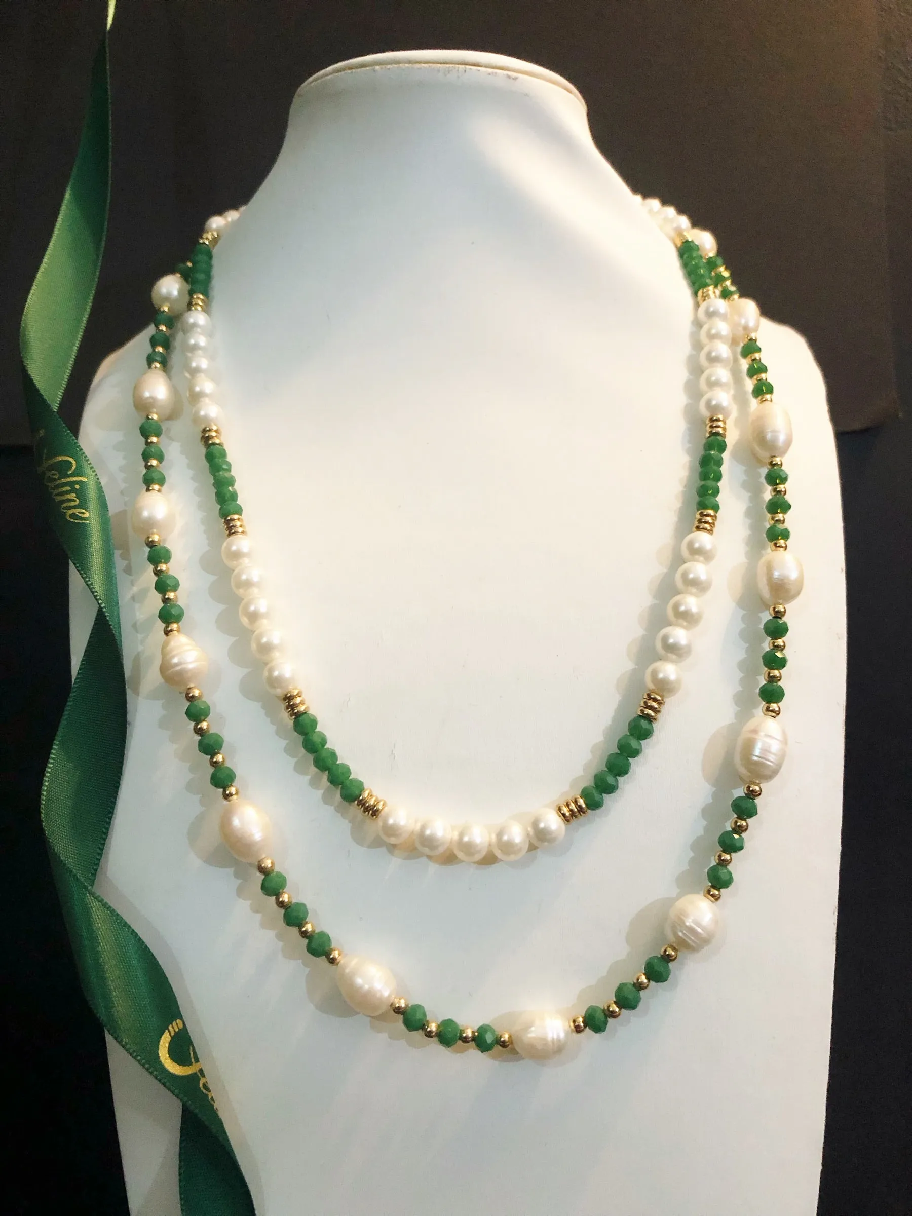 Annie Pearl   Jade Necklace