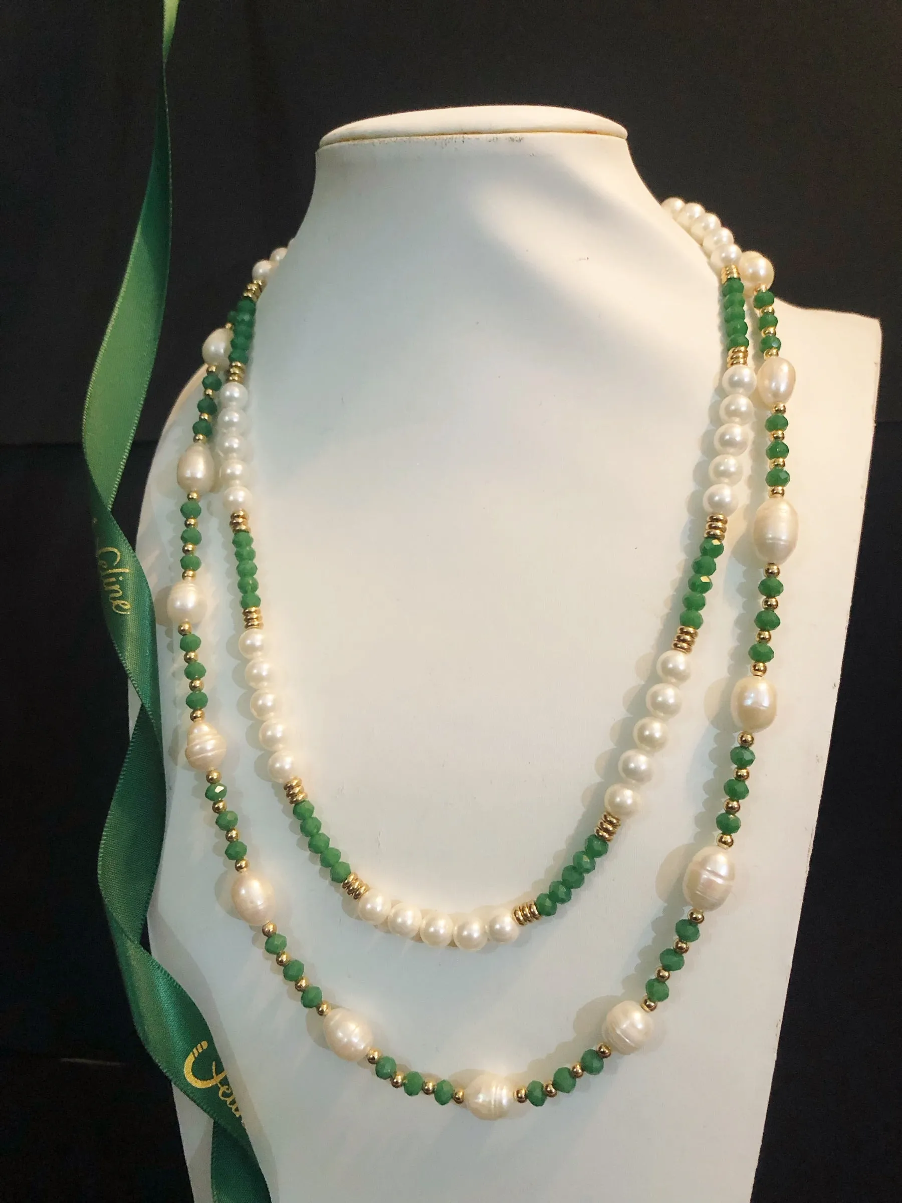 Annie Pearl   Jade Necklace