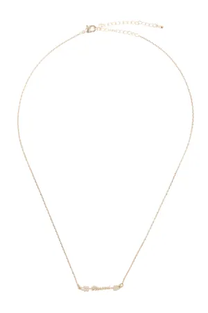 ARROW LETTER BLESSED PENDANT NECKLACE