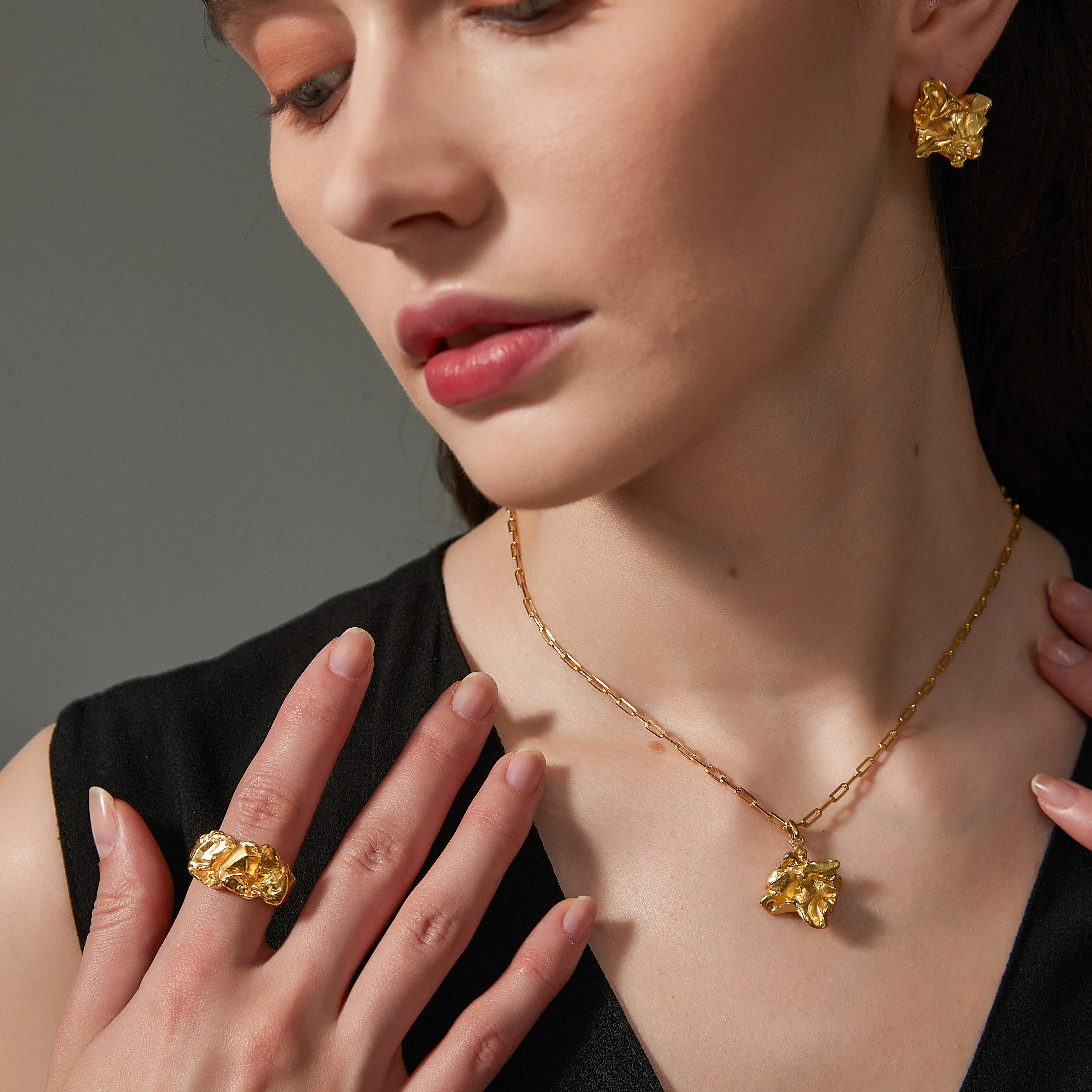 Artistic Textured Earrings