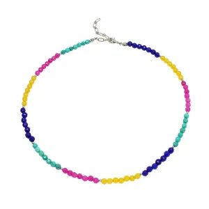 Ashnikko Multi Colour Stone Beaded Necklace