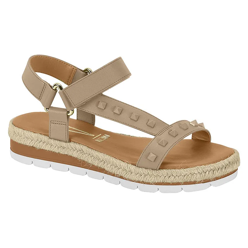 Beige Studded Sandals