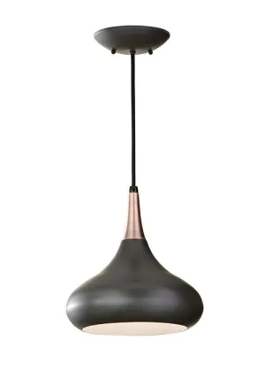 Bermondsey One Light Dark Bronze Medium Pendant Light - ID 6572