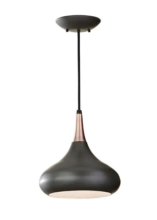 Bermondsey One Light Dark Bronze Medium Pendant Light - ID 6572
