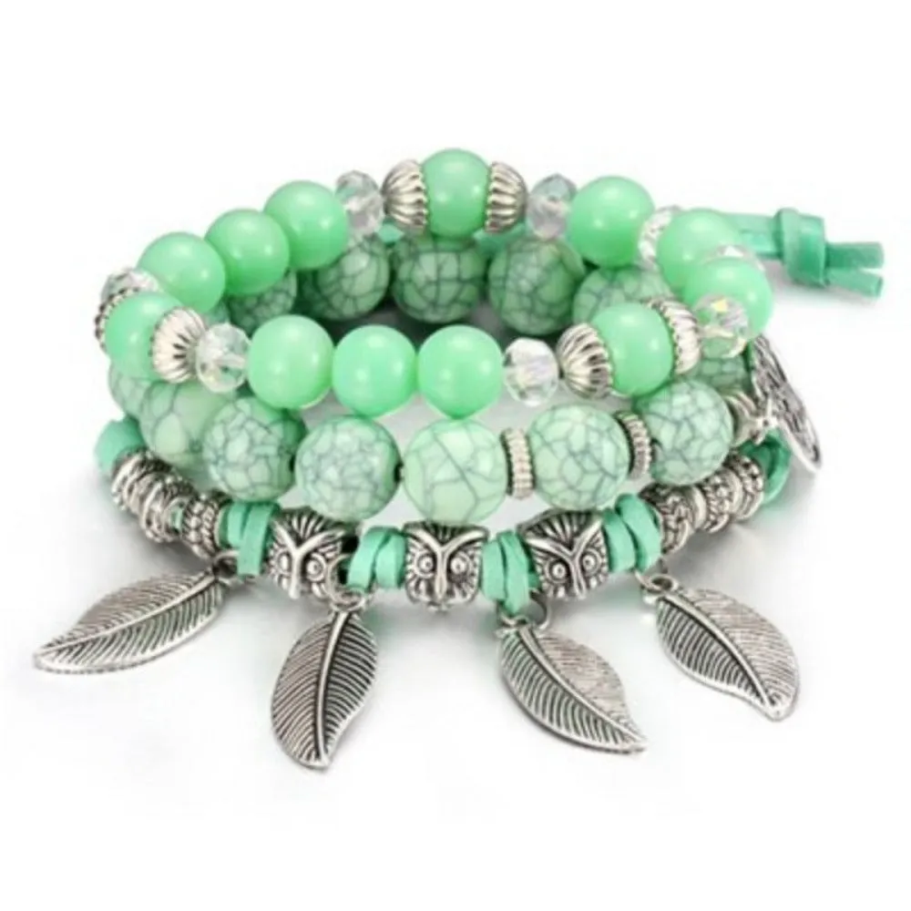 bracelets for women bohemian charming multilayer bracelets bangles ✈️ free.shipping