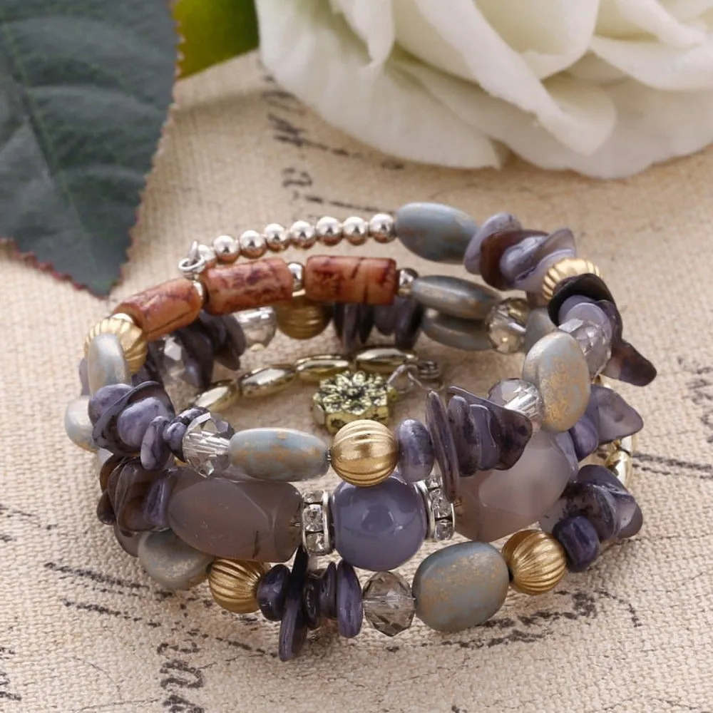 bracelets for women bohemian charming multilayer bracelets bangles ✈️ free.shipping