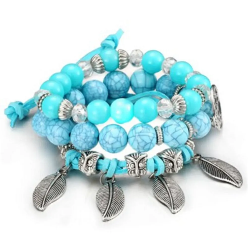 bracelets for women bohemian charming multilayer bracelets bangles ✈️ free.shipping