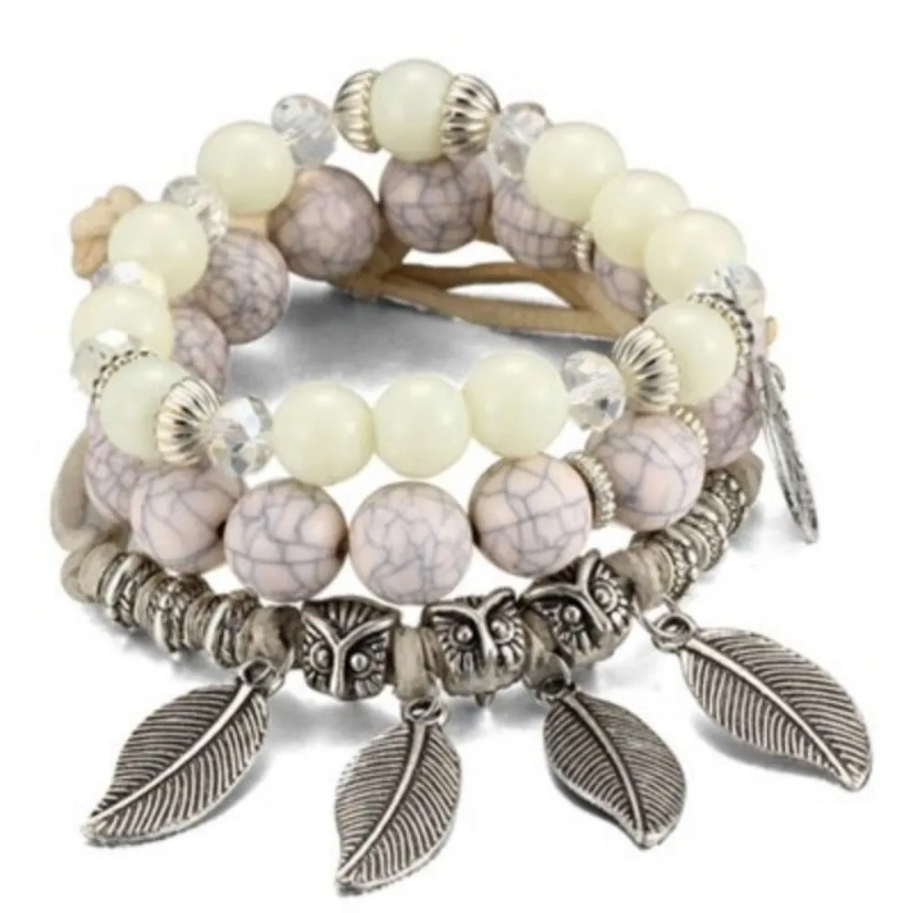 bracelets for women bohemian charming multilayer bracelets bangles ✈️ free.shipping