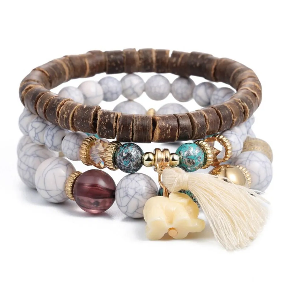 bracelets for women bohemian charming multilayer bracelets bangles ✈️ free.shipping