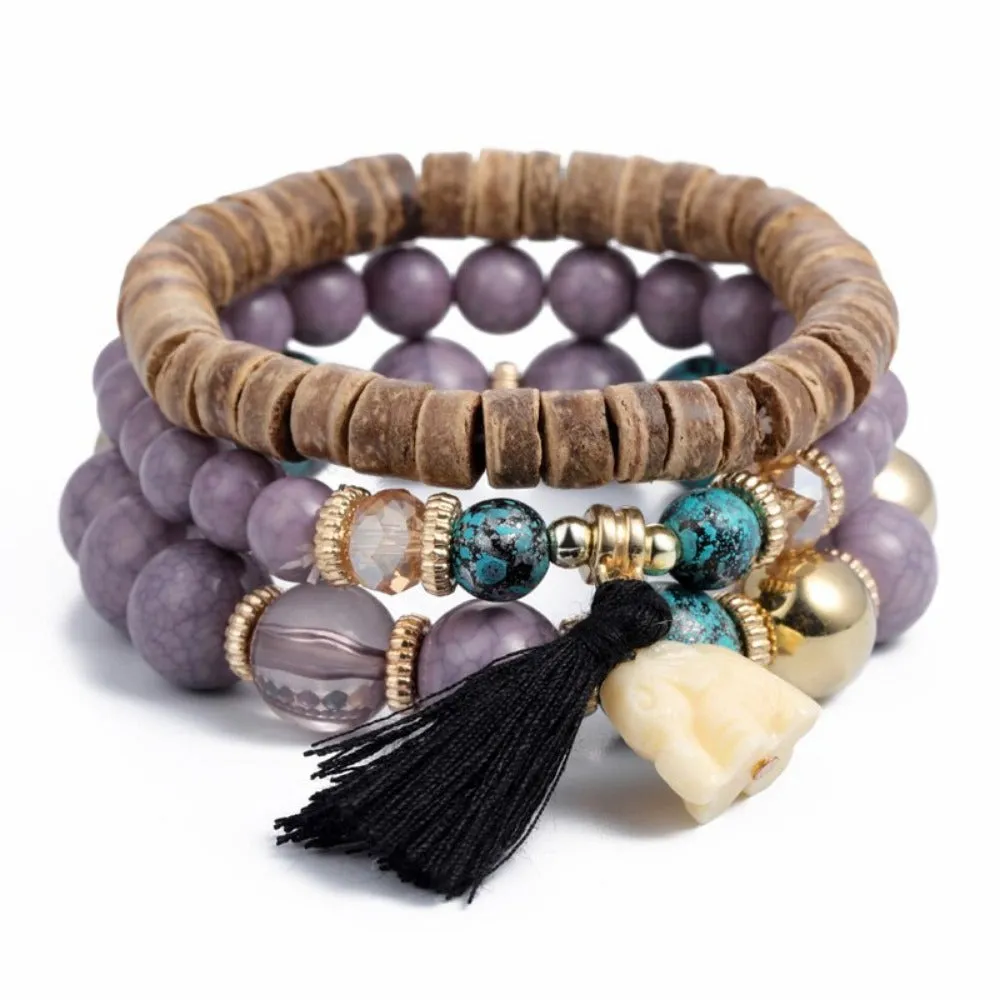 bracelets for women bohemian charming multilayer bracelets bangles ✈️ free.shipping