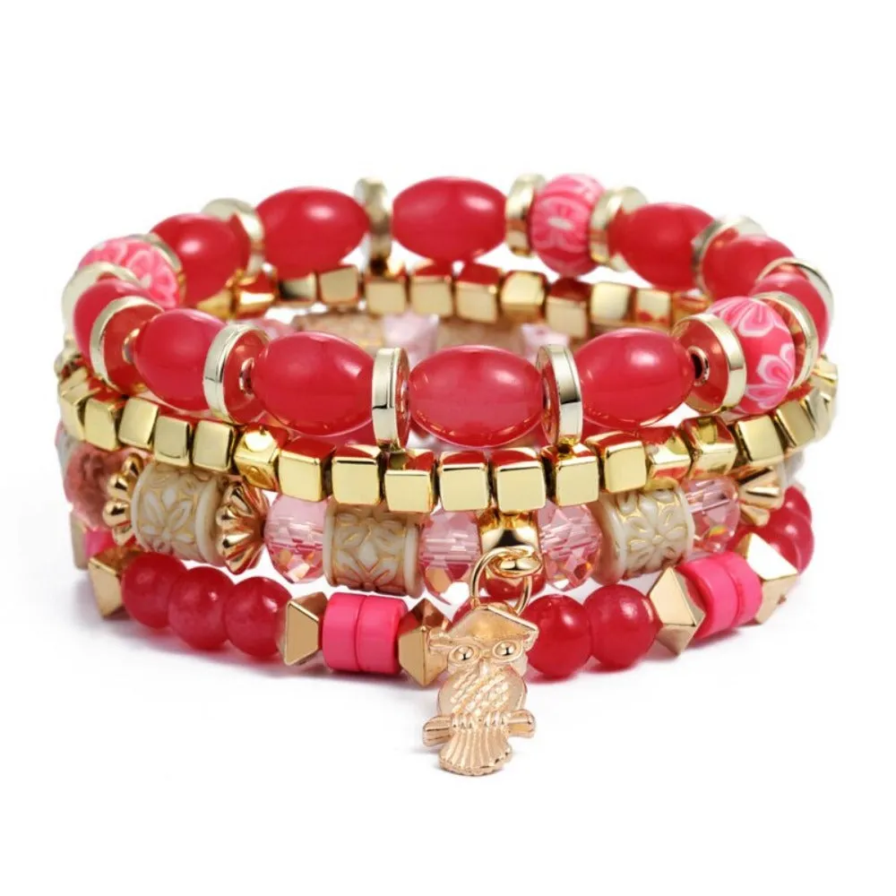 bracelets for women bohemian charming multilayer bracelets bangles ✈️ free.shipping