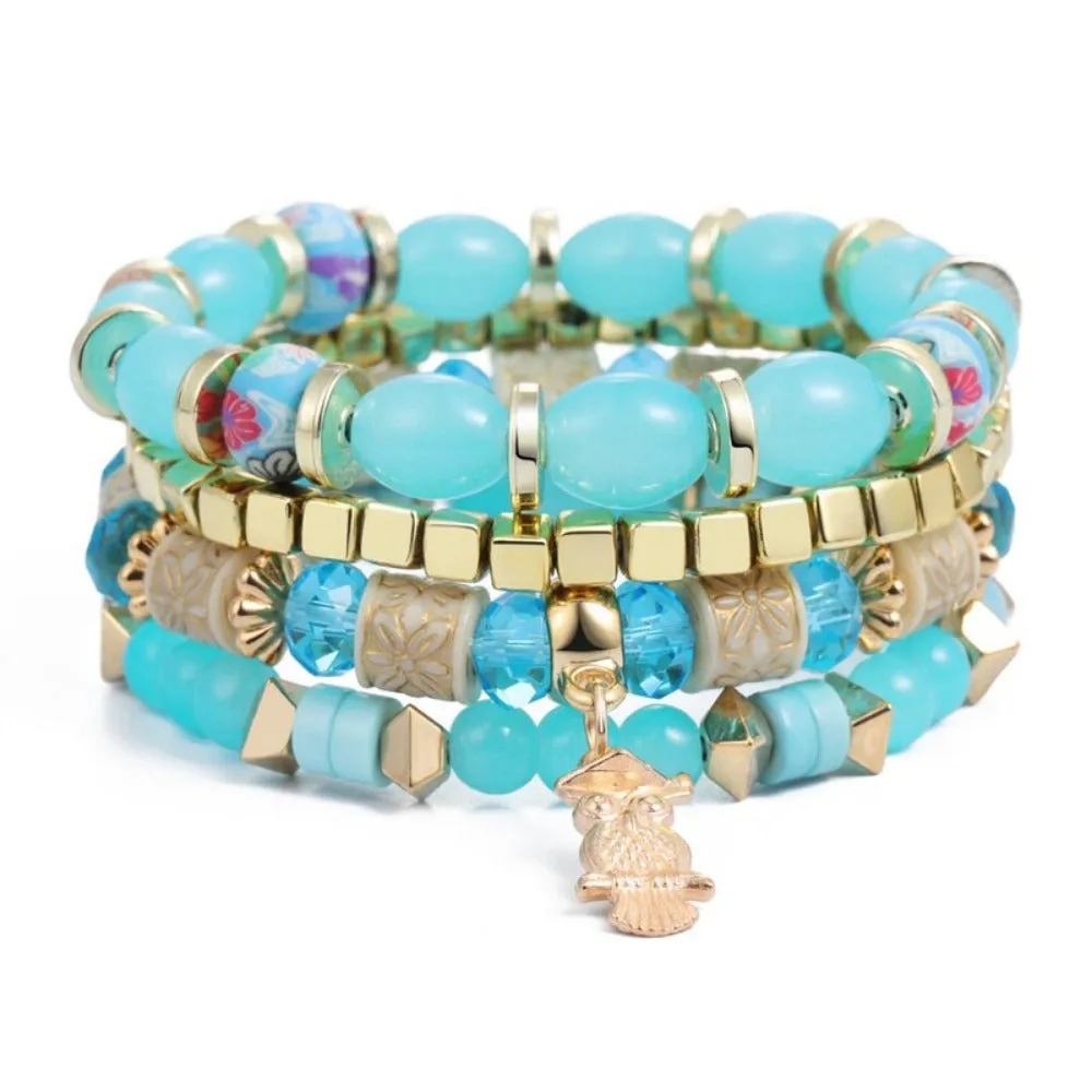 bracelets for women bohemian charming multilayer bracelets bangles ✈️ free.shipping