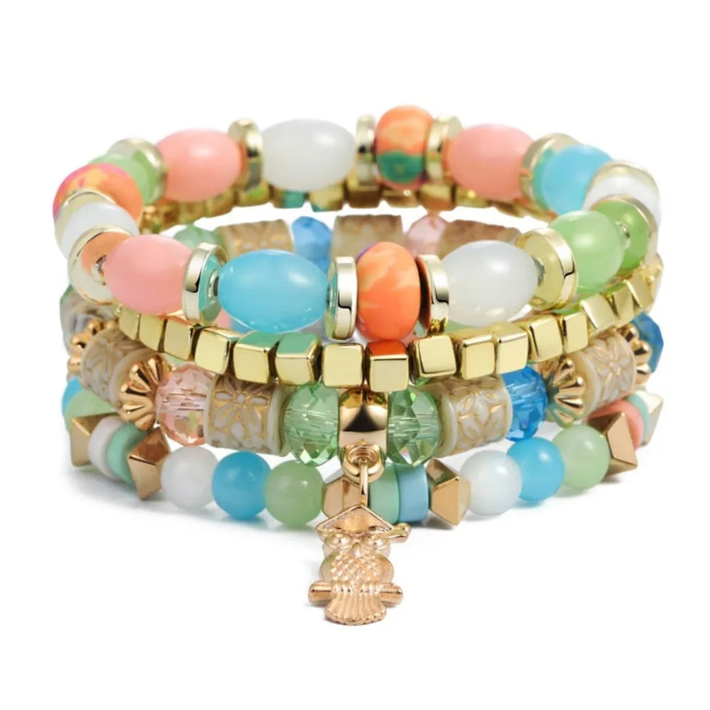 bracelets for women bohemian charming multilayer bracelets bangles ✈️ free.shipping