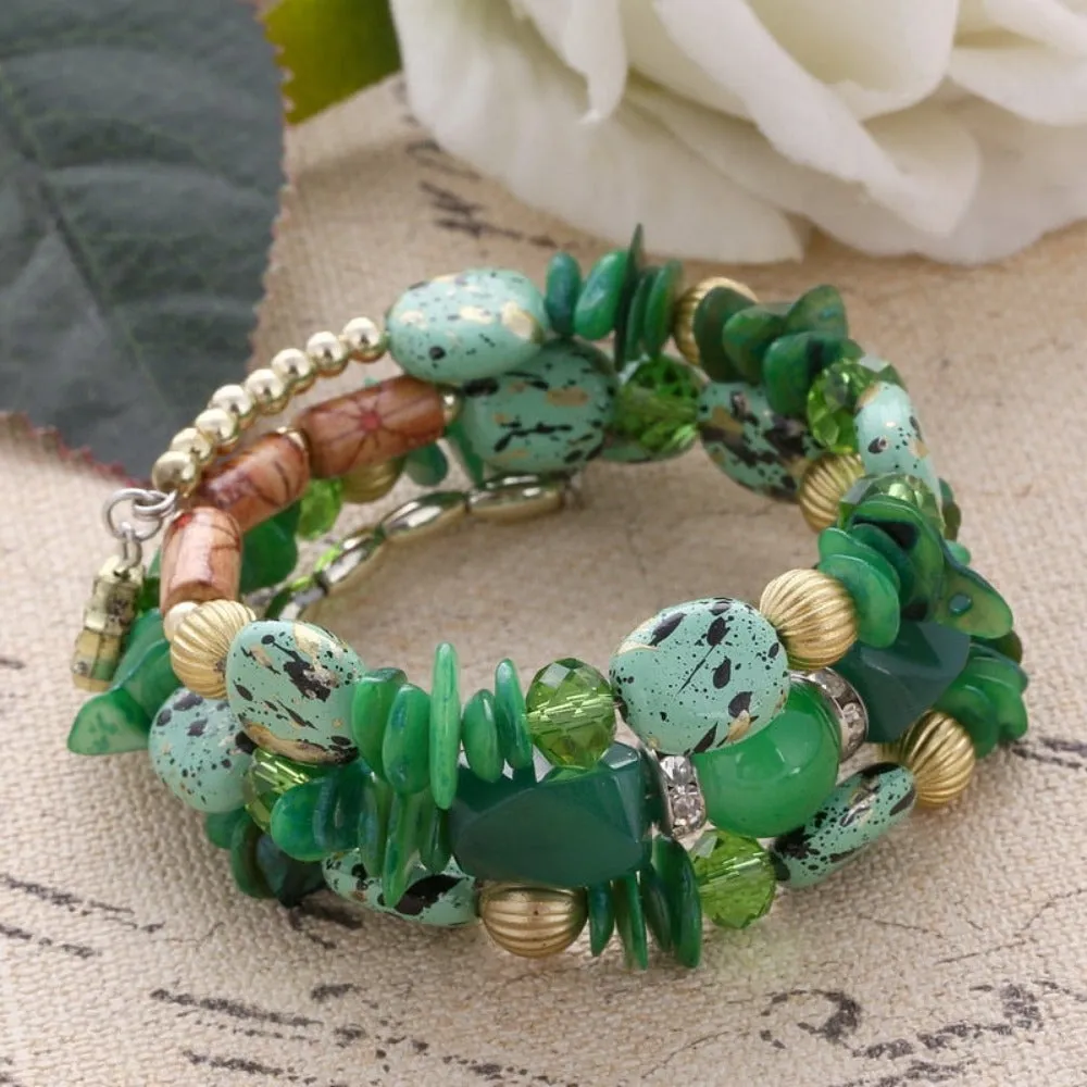 bracelets for women bohemian charming multilayer bracelets bangles ✈️ free.shipping