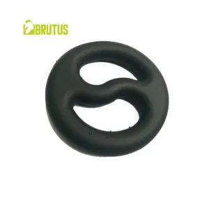 Brutus Yin Yang Silicone Cock and Ball Duo Ring