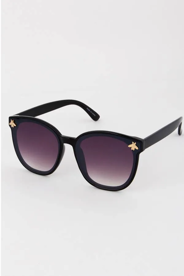 Butterfly Bee Studded Fashion Sunglasses