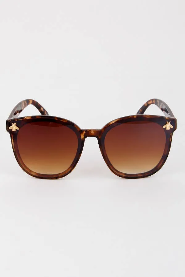 Butterfly Bee Studded Fashion Sunglasses