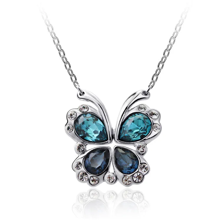Butterfly Necklace Valentine's Day Necklace Gift