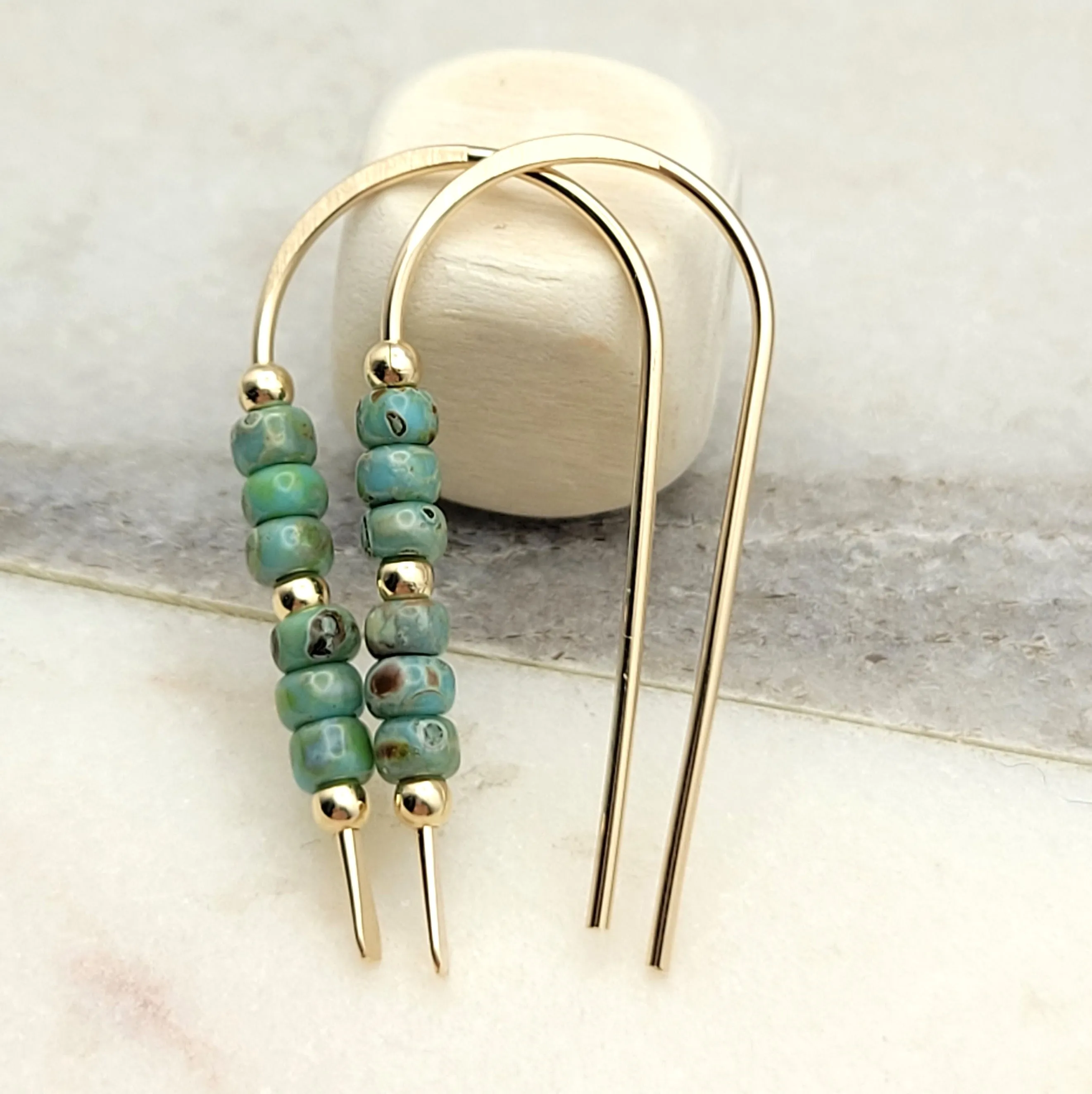 Cheval - Gold & Turquoise