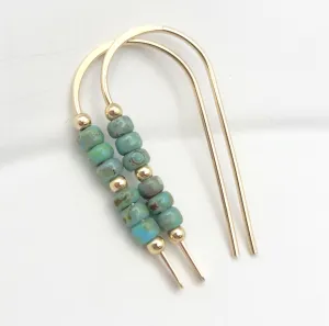 Cheval - Gold & Turquoise