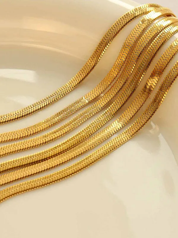 Chicmy-Simple Urban Alloy 37CM Necklaces Accessories