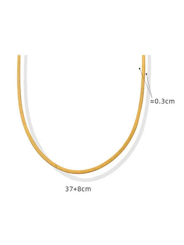 Chicmy-Simple Urban Alloy 37CM Necklaces Accessories
