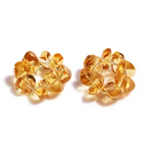 Citrine Gem Energy Rings