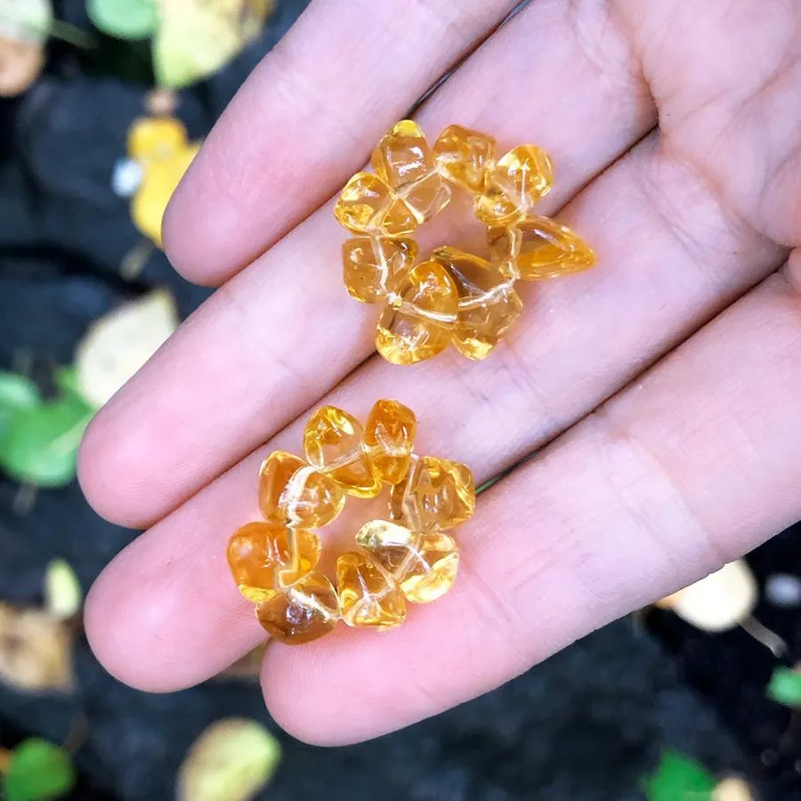 Citrine Gem Energy Rings