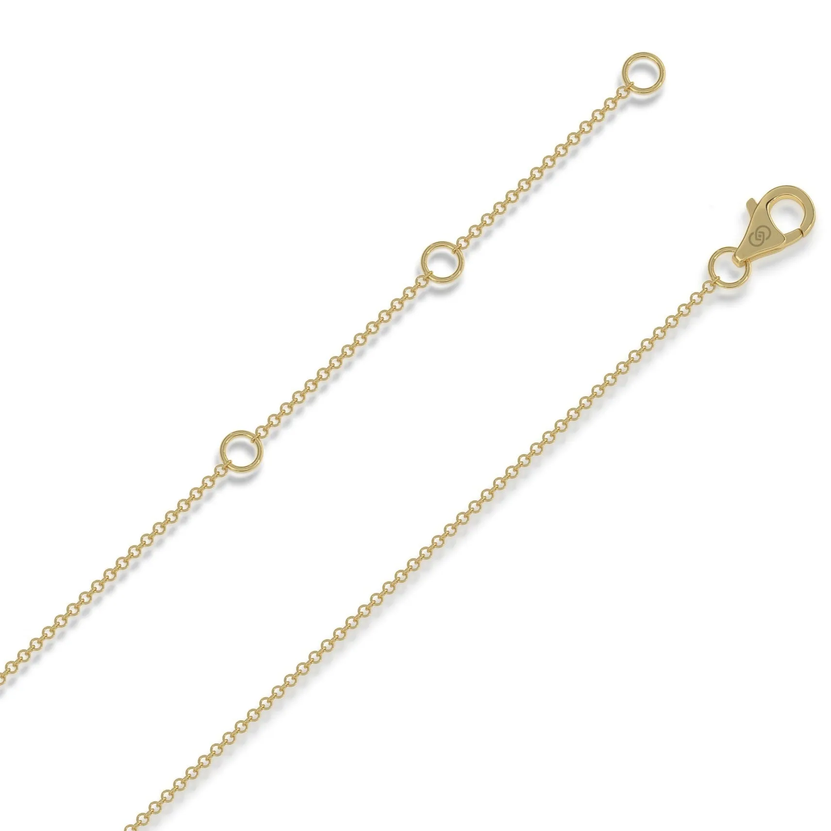 Classica VVS1 Round Cut Moissanite Solitaire Necklace