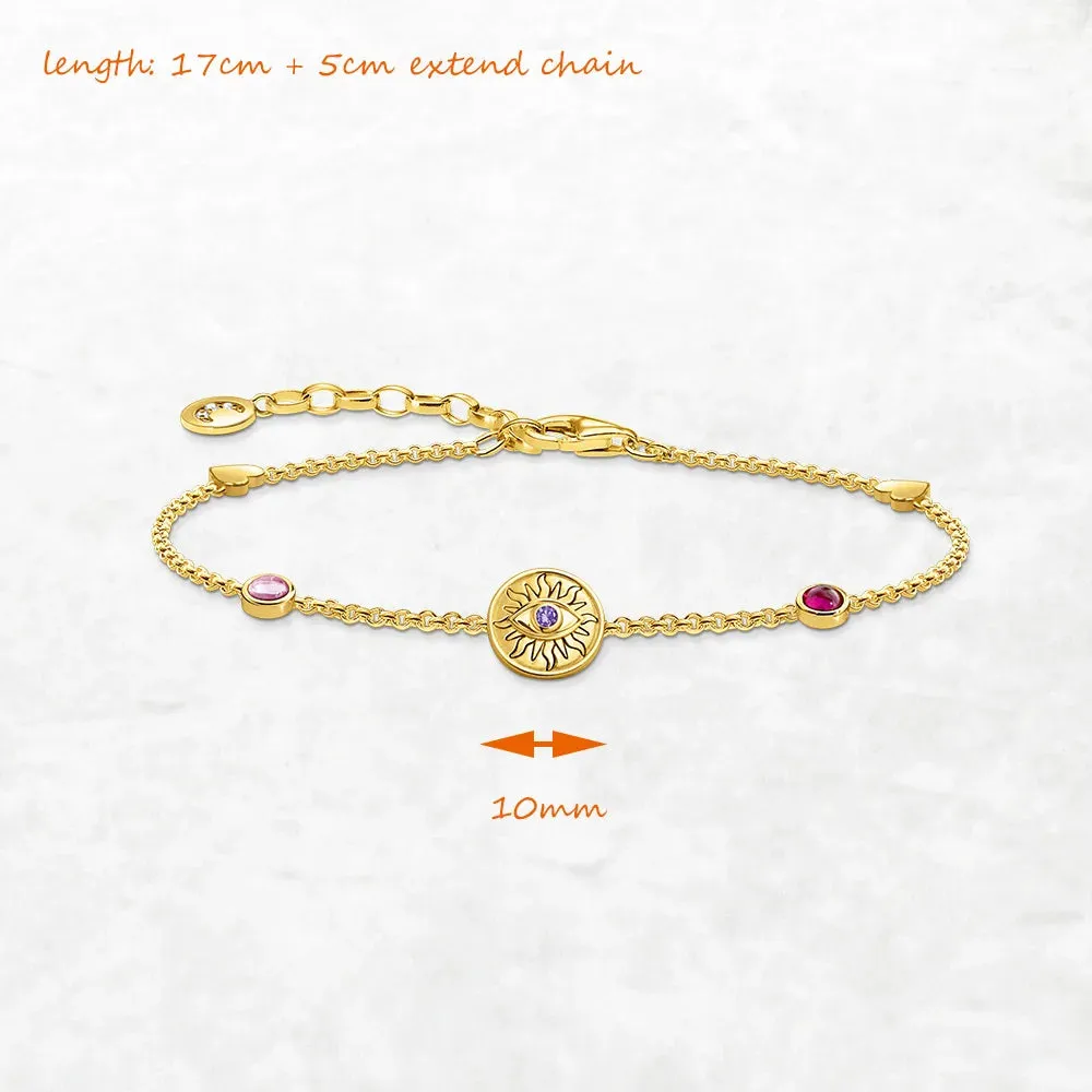 Cosmic Talisman Sun Coin Bracelet