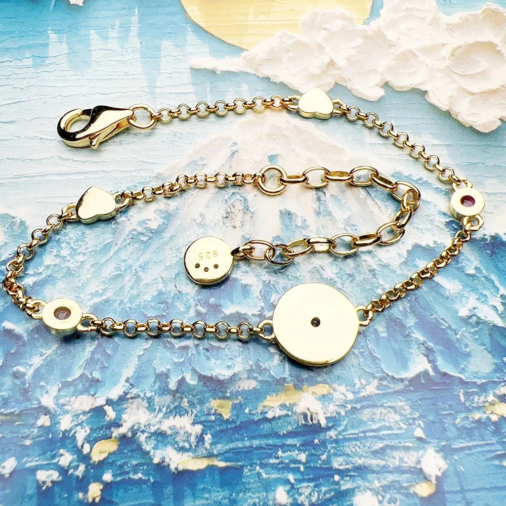 Cosmic Talisman Sun Coin Bracelet