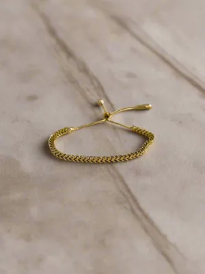 Dainty Adjustable Chain Bracelet 18k Stainless Steel