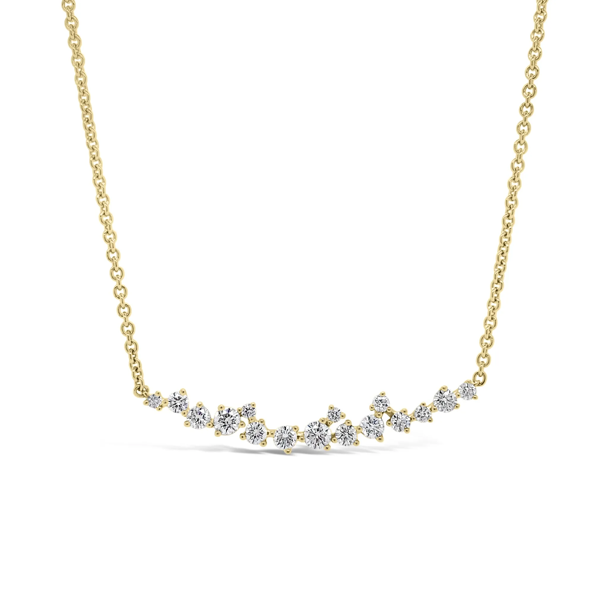 Diamond Confetti Bar Pendant