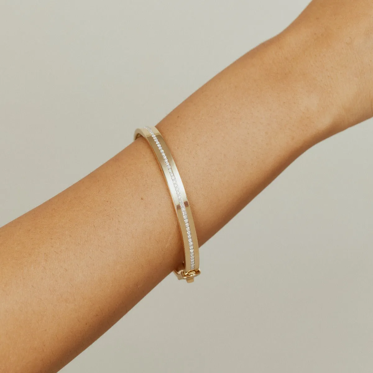 Diamond Row Bangle