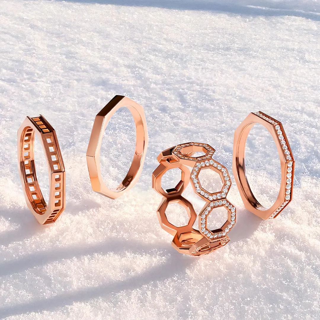 Dibla Turath Diamond Rose Gold Band